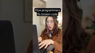 How programmers actually fix code 😅 [upl. by Akinak641]