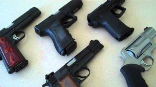 FIREARMS PISTOLS My top five choices [upl. by Elisa]