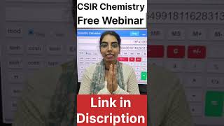 Scientific calculator CSIRUGC NETJRF Chemistry [upl. by Eshelman]