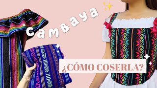 ¿Cómo COSER tela CAMBAYA ✦ 3 TRUCOS que DEBES conocer 🤩 [upl. by Charity707]