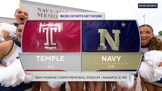 Highlights Navy Football vs Temple 9724 [upl. by Maury]