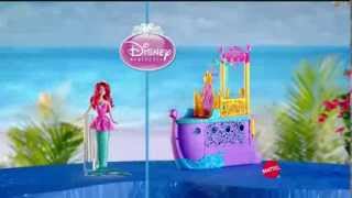 Mermaid to Princess Ariel MATTEL Doll amp Erics Ship Playset [upl. by Garges]