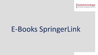 How to download EBooks on SpringerLink [upl. by Sidonia]