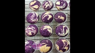 shorts Ube Cheese Condensed Milk Cupcakes [upl. by Lieno298]