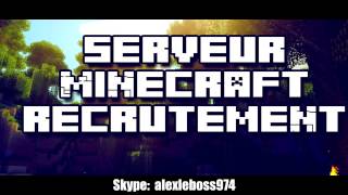 ♥ MINECRAFT SERVEUR RECRUTEMENT ♥ CODEURBUILDERMODOFRHD [upl. by Nyleimaj]