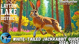 Layton Lakes Whitetailed Jackrabbit Guide  TheHunter Call Of The Wild 2425 [upl. by Aholah]