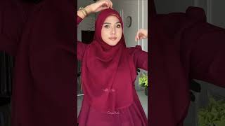 Shawl Tutorial Untuk Majlis Tunang  Nikah shawltutorial shawl [upl. by Zingale]