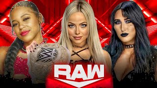 Liv Morgan vs Rhea Ripley vs Bianca Belair World Championship Full Match WWE Raw Highlights [upl. by Ahsetal]