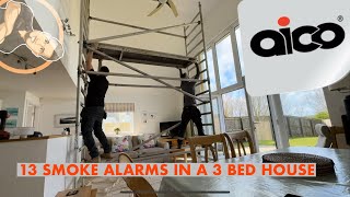 HOLIDAY LET SMOKE ALARM MADNESS  electrical electrician electricalwork [upl. by Eng]