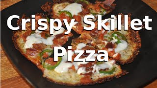 Crispy Skillet Pizza with KtO Keto [upl. by Auginahs10]