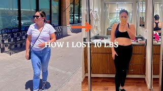 How I lost 10 Pounds  Simple Tips To Lose Weight [upl. by Ecnal]