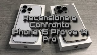 iPhone 15 Pro vs 14 Pro  recensione e confronto in italiano [upl. by Ardelis881]