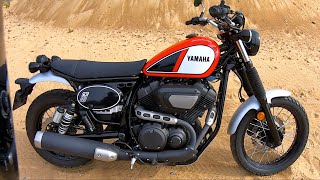 Yamaha SCR950 Scrambler 2020 Test Ride and Specs [upl. by Bara427]