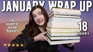 I read 18 books in January and had so many five star new favorites January Wrap Up [upl. by Htessil]