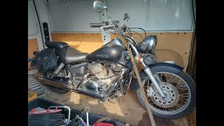 2000 Yamaha XVS DragStar 125 Revival Part 1  Disassembly [upl. by Terryn]