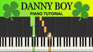 Danny Boy Piano Tutorial EASY [upl. by Baiel53]