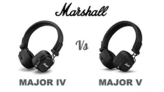 Marshall Major IV vs Major V Bluetooth Wireless Headphones  Compare  Specifications  Features [upl. by Anahs]