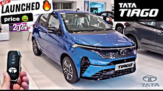 tata launching 🔥 new car tata Tiago Lowest 🤑 ₹455 lakhs 2024 tata Tiago [upl. by Wren]