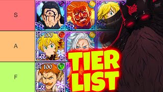 BEST Heroes TIER LIST August 2023  Seven Deadly Sins Grand Cross [upl. by Eoz]