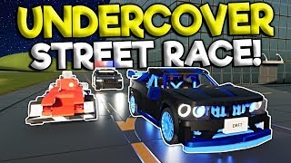 UNDERCOVER POLICE BUST LEGO STREET RACE  Brick Rigs Roleplay Gameplay  Lego Police Chase [upl. by Emera]