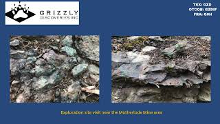 Grizzly Discoveries New discovery Large Outcrop of Copper Alteration in Porphyritic Rock [upl. by Odnalro]