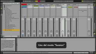 Tutorial Ableton Español La Interfaz y el quotSession Modequot [upl. by Nair]