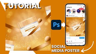 Ribbon manipulation Design in Photoshop  ProductManipulation  photoshoptutorial [upl. by Ander952]