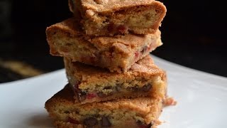 Cherry Chocolate Cheesecake Blondies [upl. by Tilney]