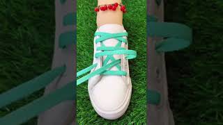 Lace pattern tying method  167 shoes shoelacetiestyle fashion [upl. by Tedd]