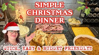 🎄🔥EASY BUDGET FRIENDLY CHRISTMAS DINNER 🔥🎄QUICK AND EASY CHRISTMAS DINNER [upl. by Haden192]