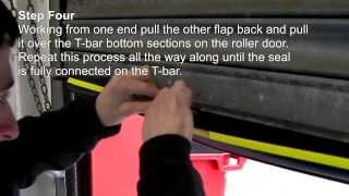 Fitting Instructions Roller Shutter WrapAround Door Seal [upl. by Lethia]