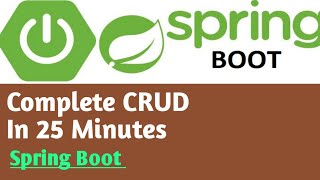 Spring Boot CRUD  GetMapping  PostMapping DeleteMapping amp PutMapping  7  Spring Boot Hindi [upl. by Shanleigh]