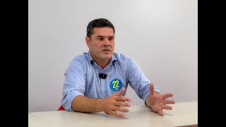 Entrevista com Robison Coelho PL candidato a prefeito de Itajaí [upl. by Lachlan]