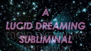 lucid dream subliminal  easily control your dreamsshift [upl. by Gerta983]