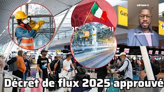 Visa italie 🇮🇹 Décret Flussi 2025 préinscription en wolof [upl. by Goldi241]