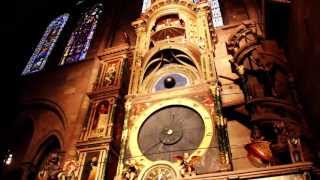 Strasbourg Astronomical Clock at Notre Dame Cathedral HD [upl. by Morette]