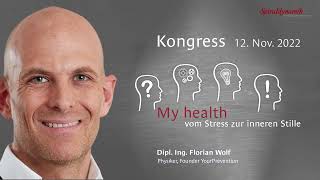 My health  der Referent Florian Wolf [upl. by Hgielar]