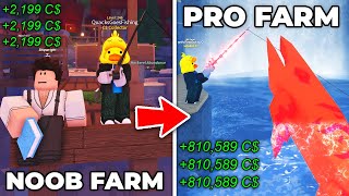 The ULTIMATE Money Farm Methods for BEGINNERS to PROS in Fisch New Spots [upl. by Aiceled]