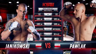 KSW Free Fight Paweł Pawlak vs Damian Janikowski  KSW 69 [upl. by Gower25]