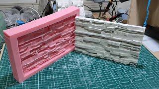 How to make fake stones wall cladding for home walls decoration [upl. by Waiter]