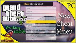 How To install Cheat Menu in GTA 5 PC in Hindi Urdu  GTA V New Trainer [upl. by Aerdnek]