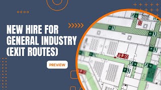 New Hire Orientation For General Industry  Exit Routes Safety Training Preview [upl. by Annie177]