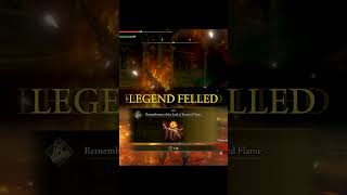 Midra Fight Cinema Ending eldenringeldenringclips eldenringgameplay eldenringdlc gaming [upl. by Aihcrop]