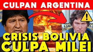 BOLIVIA EN CRISIS POR CULPA MEDIDAS MILEI 💥 BOLIVIANOS DESESPERADOS CULPAN PRECIOS ARGENTINA [upl. by Berri]