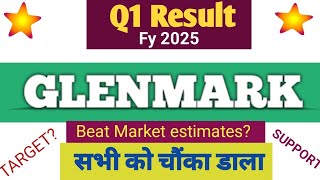 GLENMARK PHARMA Q1 RESULT GLENMARK share latest news GLENMARK Stock analysisGLENMARK Stock [upl. by Sirkin]