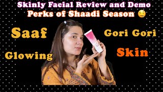 Skinly Glow Facial Video  And Gup Shup ✨ [upl. by Aita]