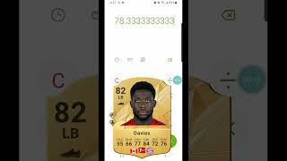 Alphonso davies Actual Rating [upl. by Marline]