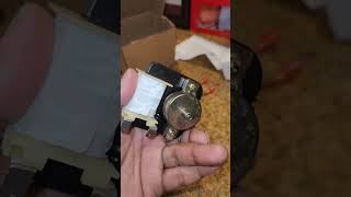 GE monogram refrigerator  evaporator fan motor replace appliancerepair [upl. by Enaled]