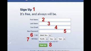 شرح التسجيل في الفيس بوك registration on Facebook [upl. by Able]