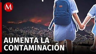 Suspenden clases en Acapulco y Chilpancingo por incendios en cerro El Veladero [upl. by Renick996]